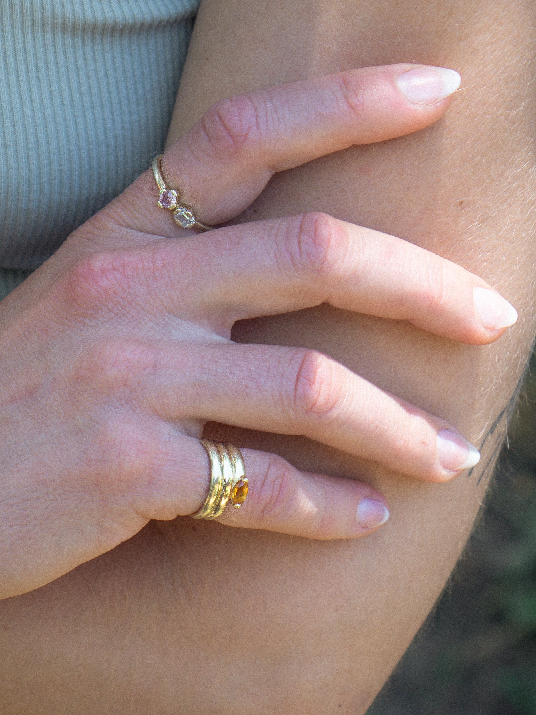 Inlay Pinky Ring