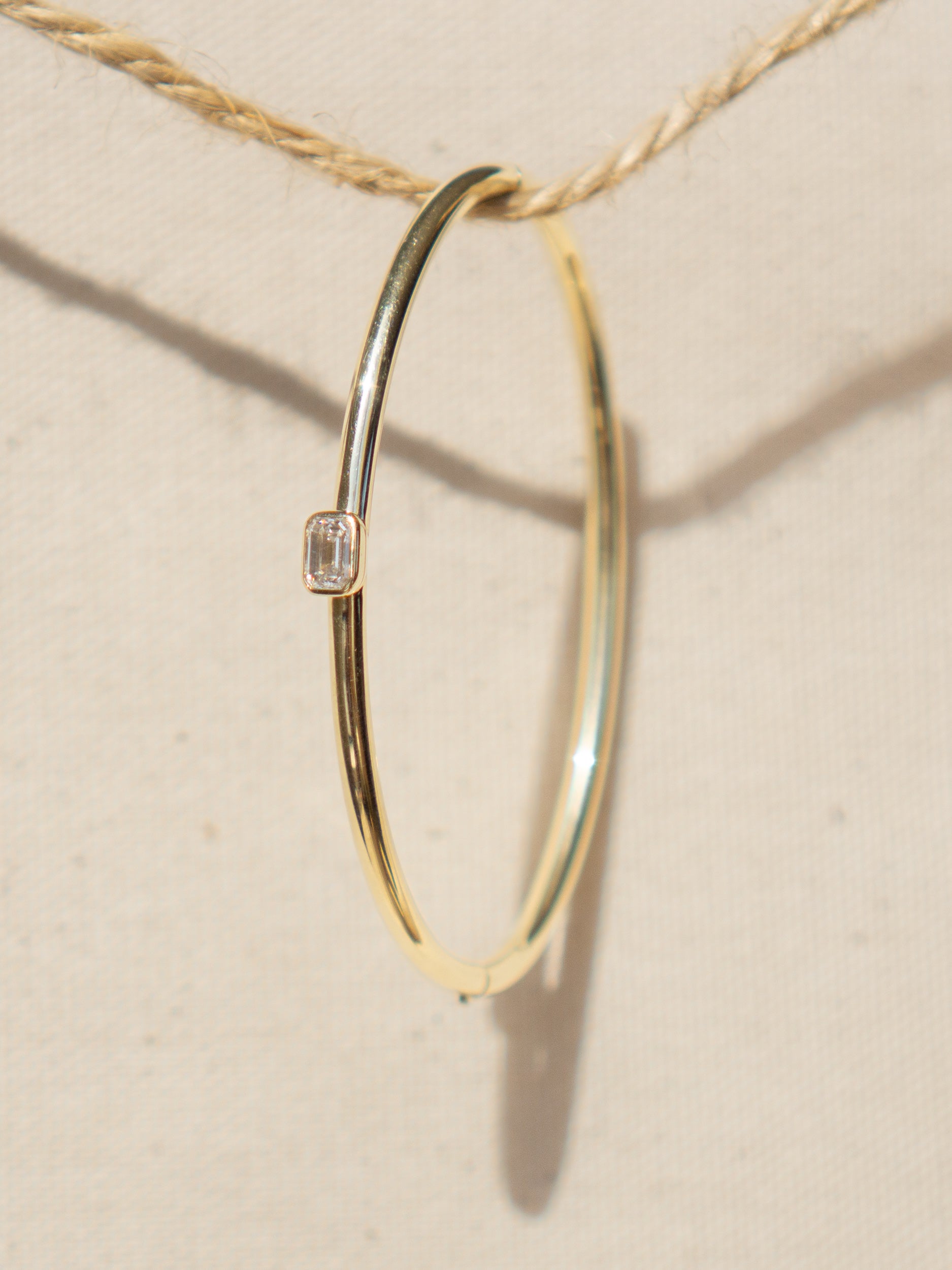 Diamond Line Bangle