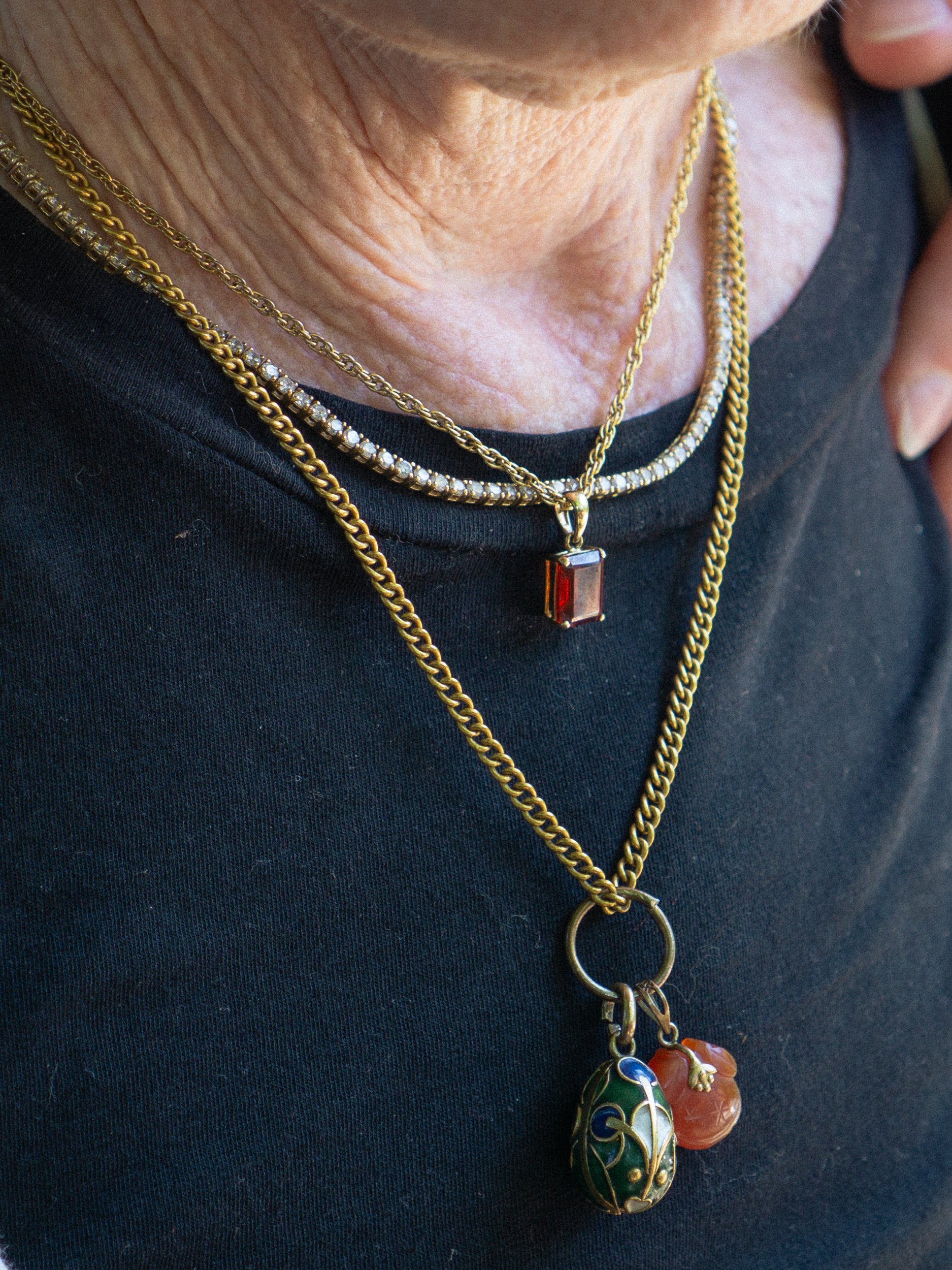 Fine Diamond Tennis Necklace